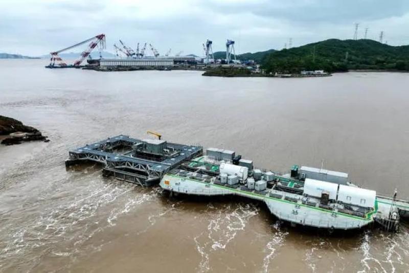 世界最大单机容量潮流能机组成功并入国家电网