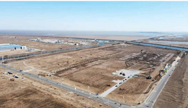 建设中的东营风电装备产业集群