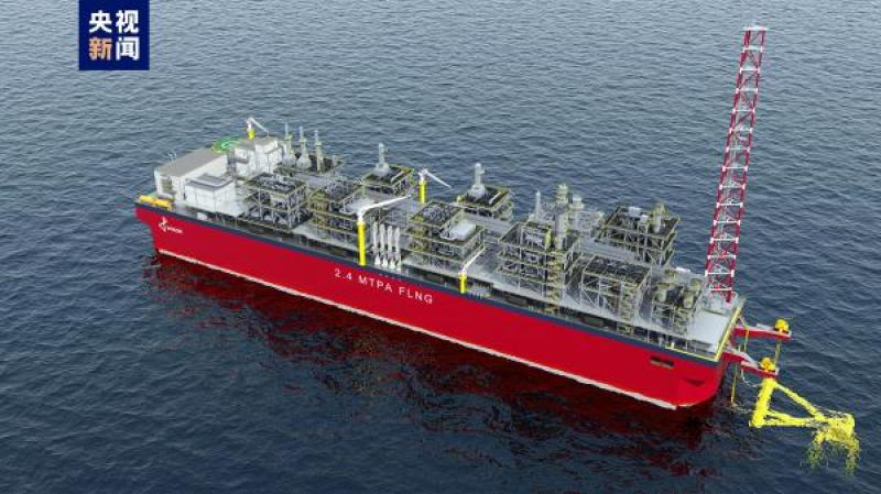 总投资18.4亿美元、年产240万吨的浮式天然气液化装置(FLNG)项目在江苏南通正式开工
