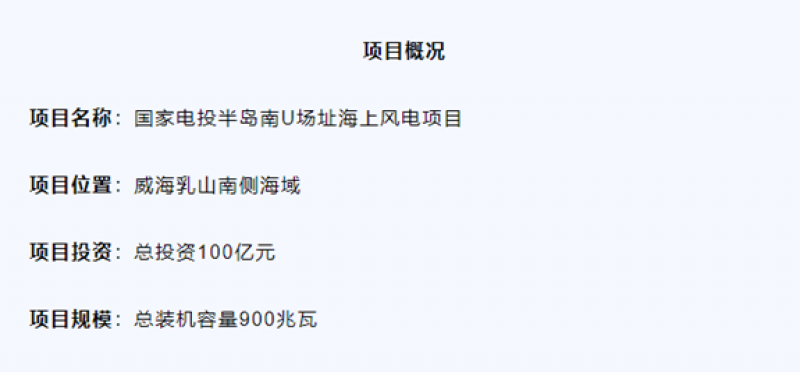 国家电投山东半岛南U场址海上风电项目陆上集控中心启动建设