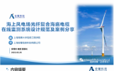 安博文 | 海上风电场光纤复合海底电缆在线监测系统设计规范及案例分享