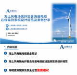 安博文 | 海上风电场光纤复合海底电缆在线监测系统设计规范及案例分享