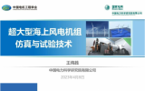 王伟胜：超大型海上风电机组仿真与试验技术