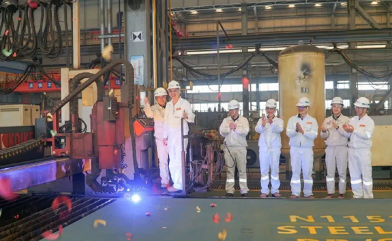 N1151 P-82 FPSO主船体开工建造！