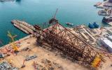 海洋工程承建亚洲第三高深水导管架项目正式交付