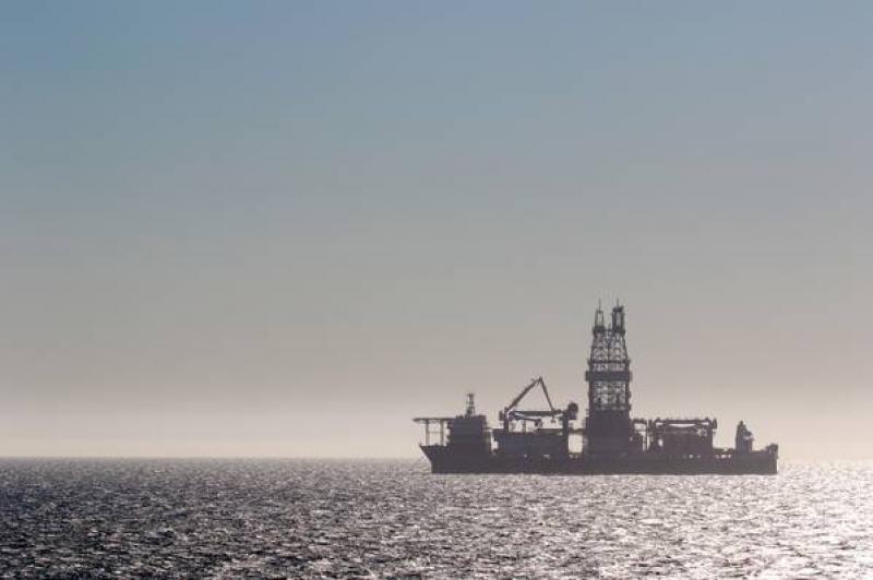 雪佛龙寻求在东地中海勘探天然气的钻井船