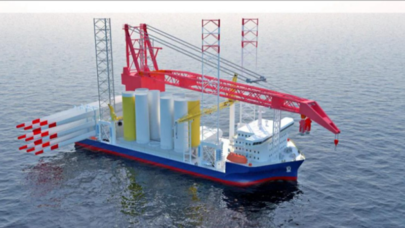 全球最新一代风电安装船合同签订