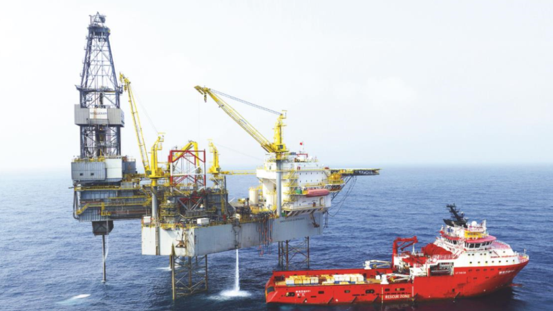 惠州油田最“年轻”的钻井平台——“国瑞”