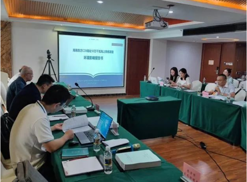 7个海上风电项目环境影响报告书技术帮扶咨询会召开