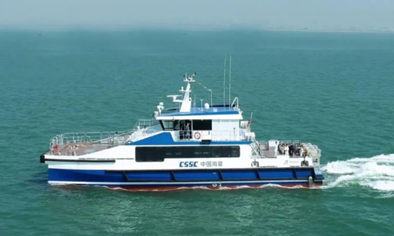 中国海装投建！海装风电002和海装风电003号专业风电运维船正式开工建造