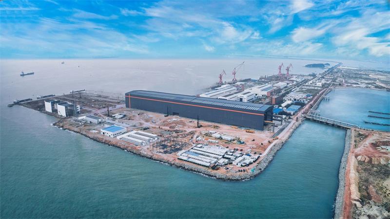 施璐德文船重工将在广西钦州港建造超大海上风电单桩制造基地