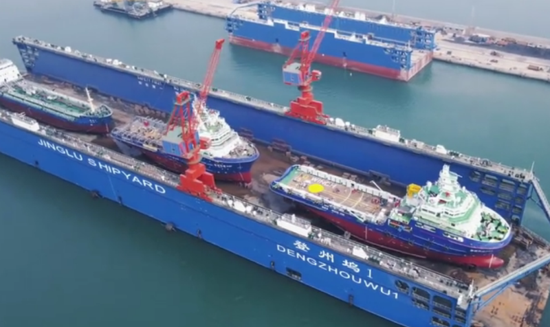 “海洋石油230”和“海洋石油257”环保船完成坞修，重新返航渤海海域进行作业