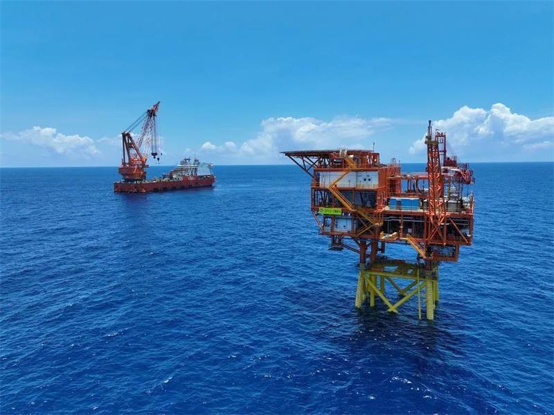 我国海上首口二氧化碳回注井在恩平15-1平台顺利完工