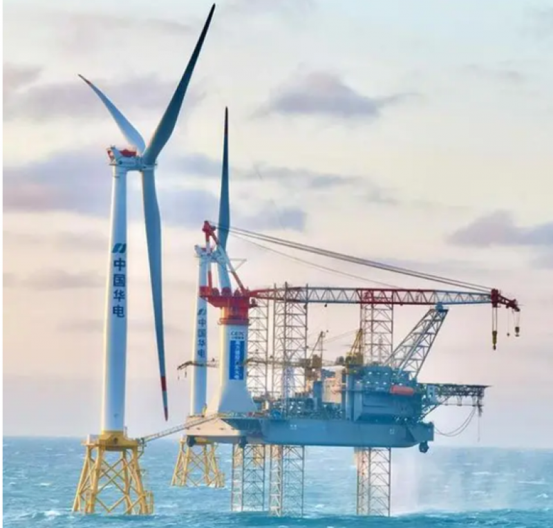 华电阳江青洲三项目建成省内首批近海深水区海上风机5G基站