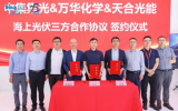 中集集光、万华化学、天合光能达成海上光伏领域战略合作，共谱清洁能源未来