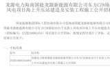 龙源电力CZ8场址50万千瓦海上风电项目海上升压站建造及安装工程施工公开招标中标结果公告