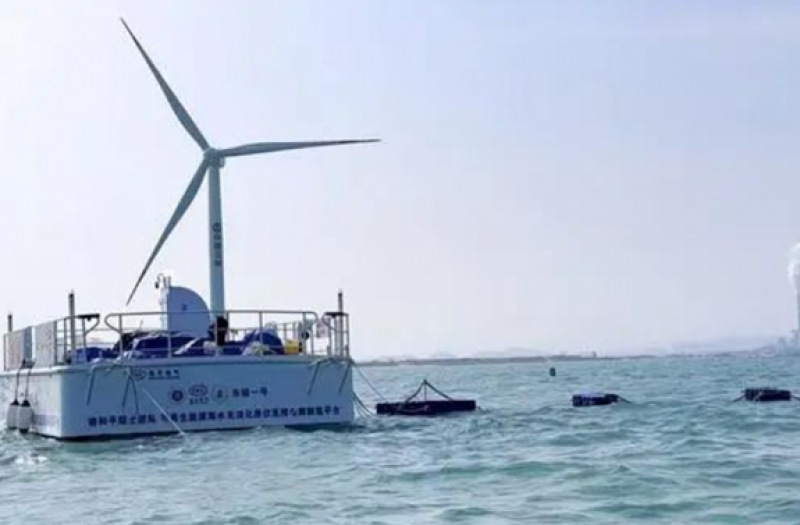全球首次！海上风电无淡化海水原位直接电解制氢海试成功