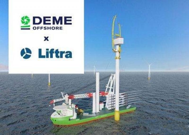 DEME Offshore和Liftra合作开发新的海上风电安装方法