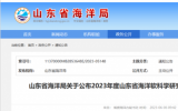 2023年度山东省海洋软科学研究课题承担单位