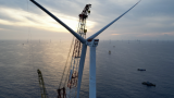 广东阳江青洲四海上风电场，国内首台12MW风机安装完成