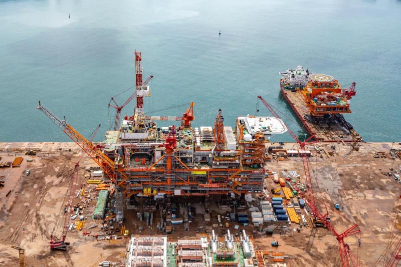 海上首个二氧化碳封存示范工程设备建造全部完成