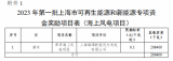 上海市2023年第一批可再生能源和新能源发展专项资金奖励目录（草案）公示