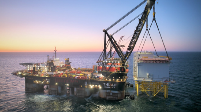 全球首个无人值守的HVDC平台 在Dogger Bank海上风电场完成安装