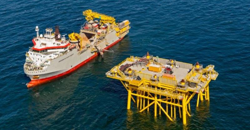 Hollandse Kust West Alpha海上风电场第二条海底电缆就位