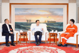 汪东进与中国海油出席团十九大代表座谈交流