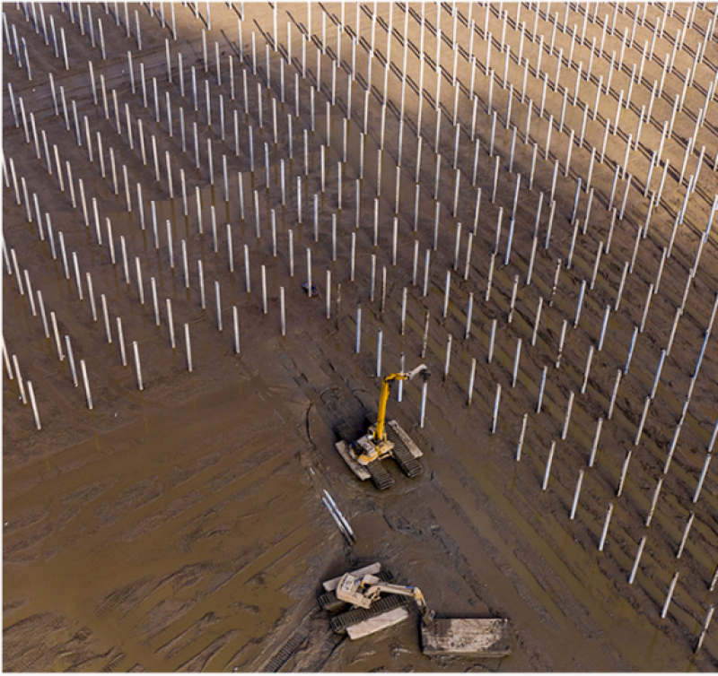 7亿千瓦时!这里在建全国最大滩涂光伏电站