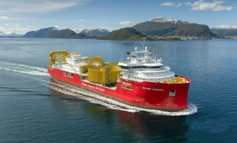 Nexans订购一艘新的电缆铺设船以支持日益增长的电气化需求