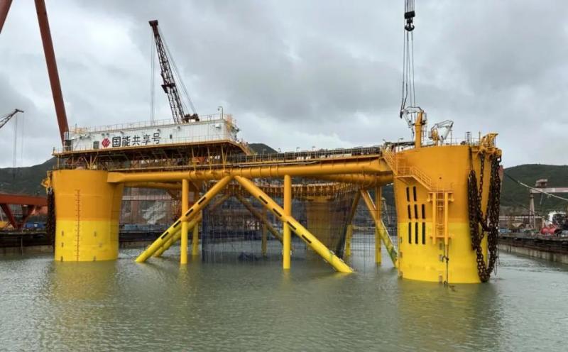 国内首座综合型浮式风机基础项目顺利关键性试验