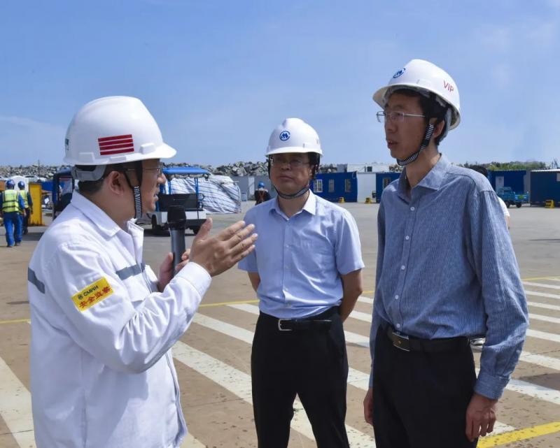 省委改革办专项督查组调研公司经略海洋情况