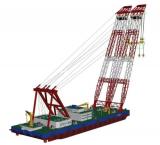 振华重工5500吨双臂架变幅式起重船项目开工！