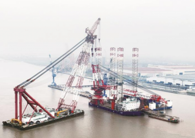 海上风电安装平台“海峰1002”进行船舶建造完工日期确认