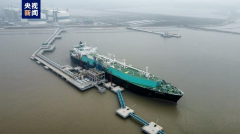 中国海油滨海LNG接卸总量突破200万吨