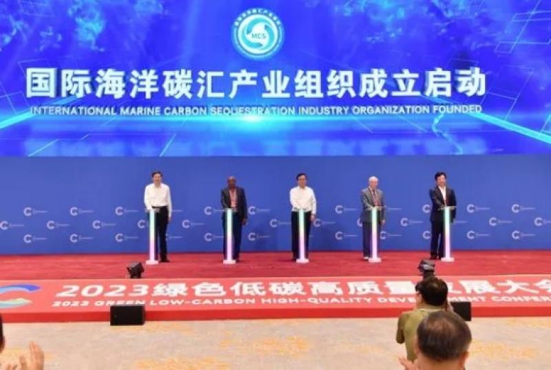 山东省海洋碳汇产业联盟国际海洋碳汇产业组织在烟台成立