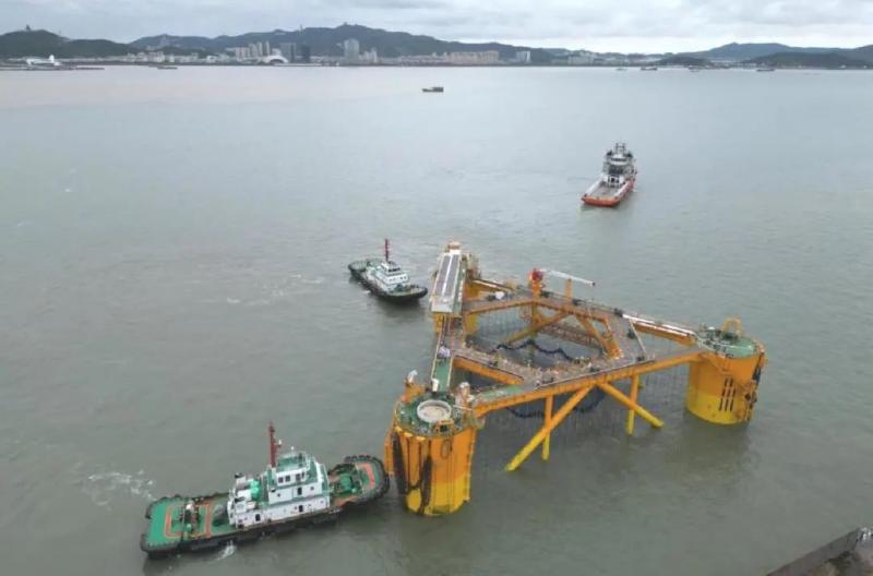 全球首座深远海综合型浮式风机基础项目顺利发运