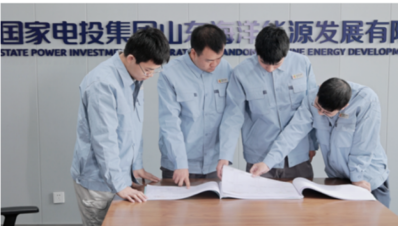 国家电投山东能源半岛南3号、半岛南V场址海上风电场完成年度风机定检