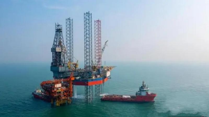 我国海上首个规模化钻井开发 亿吨级油田垦利6－1完成全部钻井作业