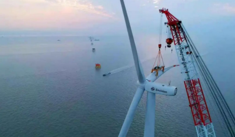远景能源首开海上大型化风机批量交付先河