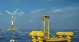 浮式风电+波浪能平台测试！