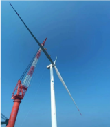 博强重工首台8.5兆瓦风机顺利完成吊装