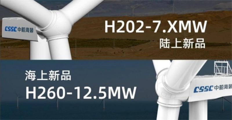中船海装发布新品——H260-12.5MW海上风电机组