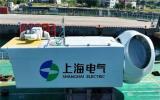 上海电气汕头基地首台4兆瓦漂浮式海上风电机组发运
