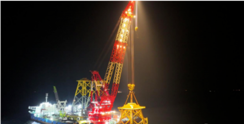 广东惠州港口二海上风电场Ⅱ标段风机安装全部完成！