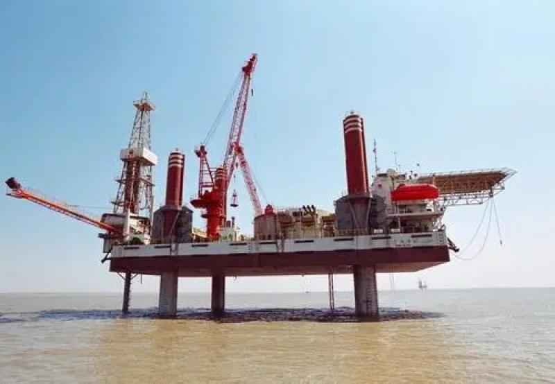 上海海洋油气分公司在东海勘探井固井成功