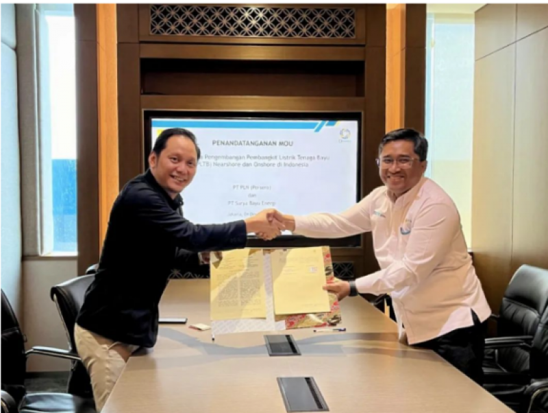 风脉能源与PLN签署1GW近海和陆上风电合作协议