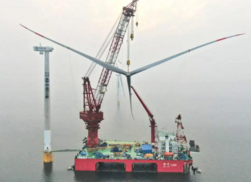 山东昌邑市海洋牧场与三峡300MW海上风电融合试验示范项目在线监测系统上线