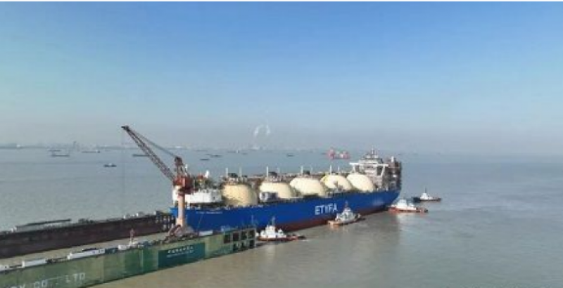 “格里亚”轮改装浮式储存和再气化装置(FSRU)项目顺利交付